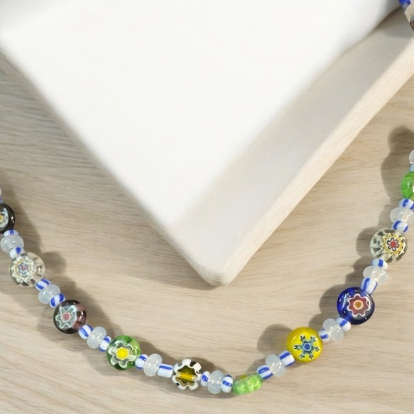 Noir Jewelry Millefiori Beaded Necklace – New with Tag - Picture 5 of 6